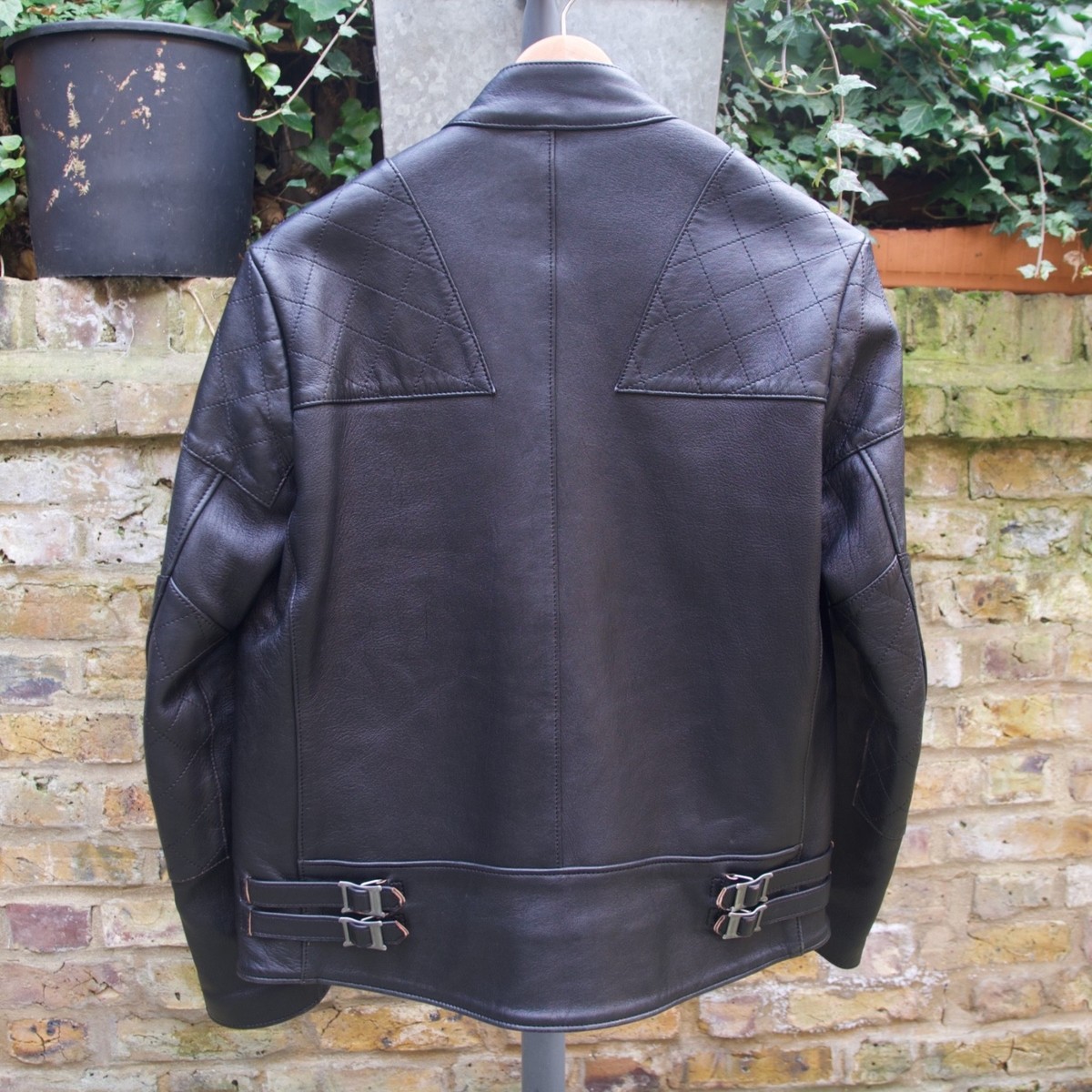 Addict Clothes AD-04 Resistance Black Leather Jacket Sheepskin