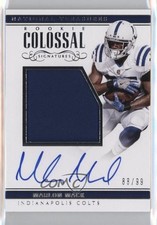 2017 National Treasures Rookie Colossal Signatures 88/99 Marlon Mack Auto 6le