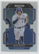 2022 Panini Prizm Draft Picks Silver Prizm Nick Vogt #PDP210 1u6