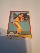 1982 Donruss Phil Garner *ERROR* Reversed Negative