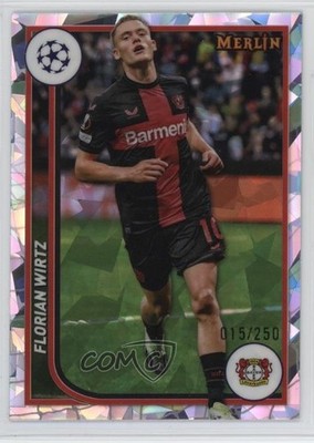 2023 Merlin UEFA Club Competitions Atomic Refractor /250 Florian Wirtz #20 0bo9