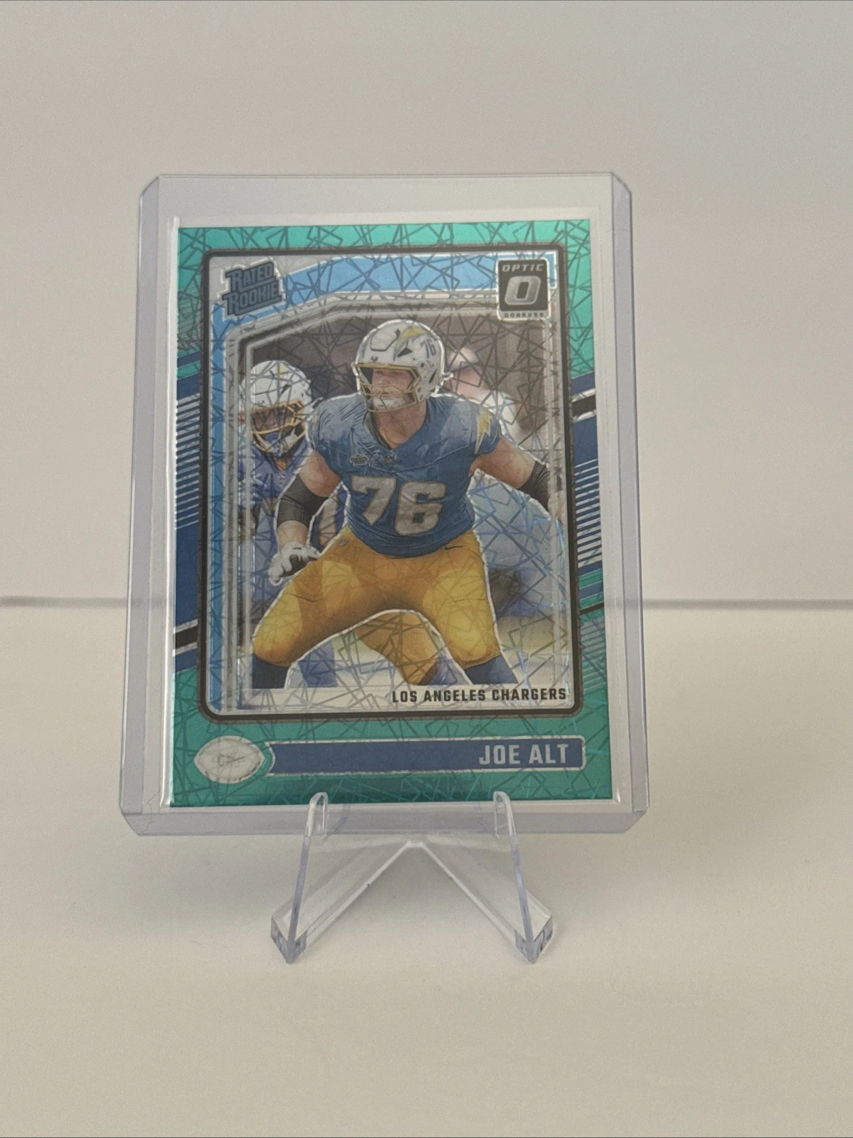 2024 Panini Optic Joe Alt Rated Rookie Teal Velocity #254