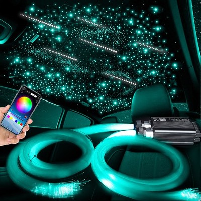 Twinkle & Meteor Sternenhimmel 1200 Auto Glasfaser Bluetooth-APP/Fernbedienung