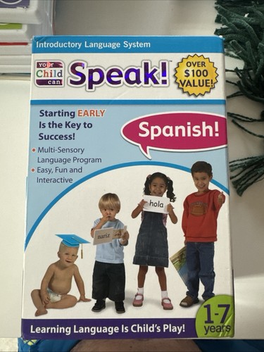 Your Child Can Speak! Spanish Kit - Multi Sensory Language Program- Free Shippin