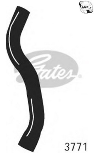 GATES CURVED RADIATOR HOSE 400MMX33 - 3771