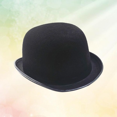 Classic Unisex Structured Wool Fedora Hat for Men and Women (Black) jazz hat - Picture 5 of 12