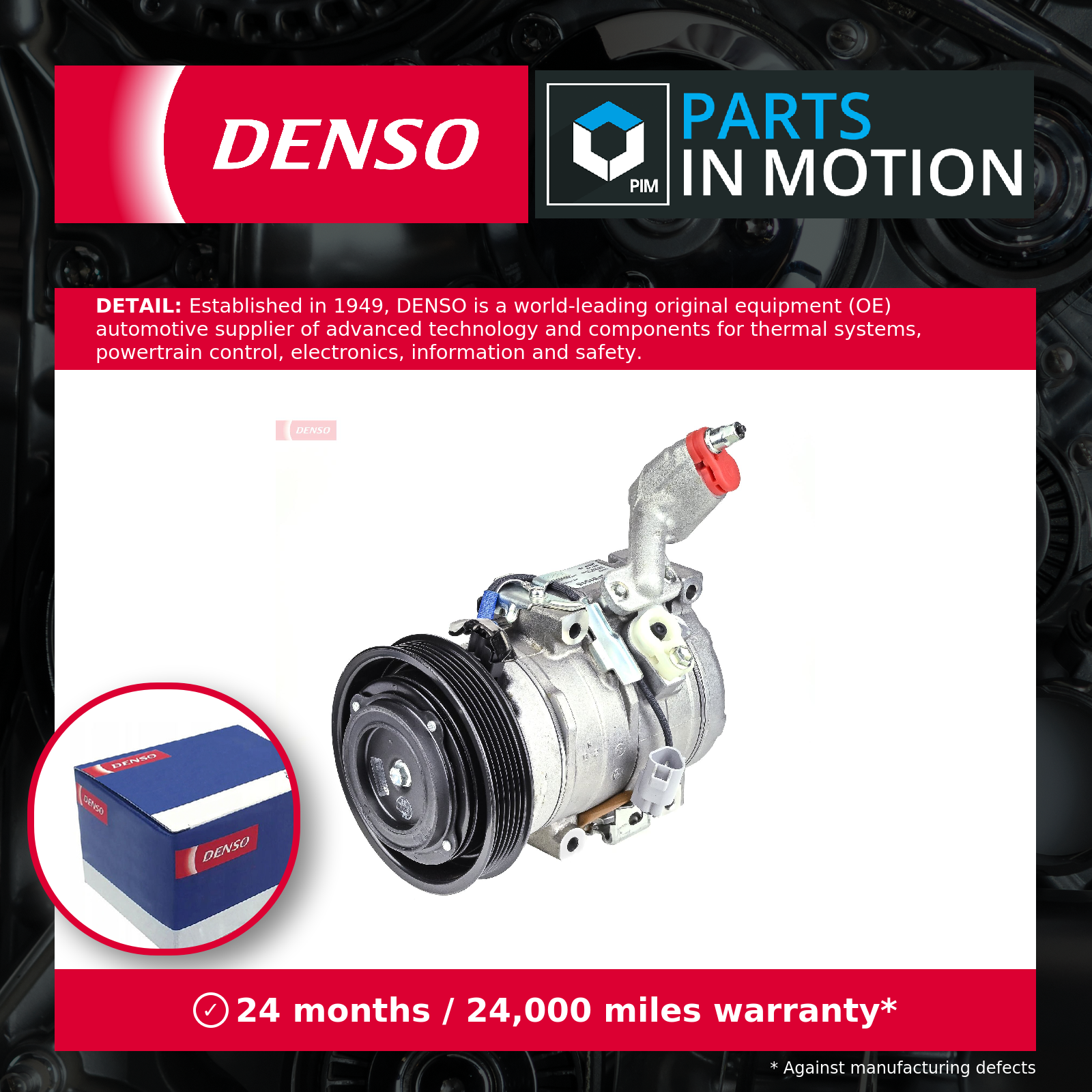 DENSO COMPRESSOR DCP51015 FOR LEXUS 3.0 RX (98-03) - Image 2