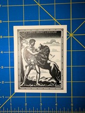 Ex libris Bruno Ercolini By Bramanti (Artist)...