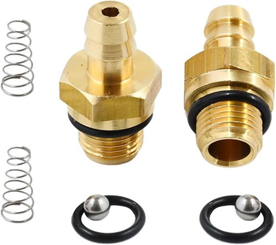#ad 1 8 inch 27 Male BSP Thread Pressure Washer Chemical Soap Injector Kit 2Pcs $28.12
