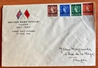 MAROCCO BRITISH POST TANGIER LETTRE COVER FDC 1 APRIL 1957