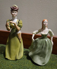 Francesca Art China Figurines. Mary and Glencora ~Used~
