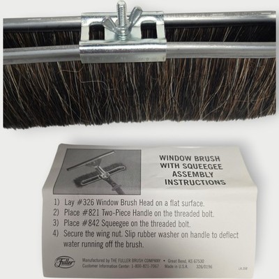 NEW Vintage Fuller Brush Company Window Brush No. 326 Original Box Made In USA