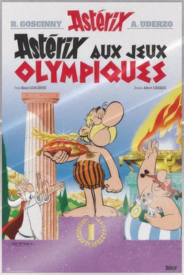 Asterix At The Games - Comic Poster (French Comic Cover) (24'' x 36'') (LAMINATED)