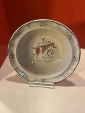 MARMALADE BY INTERNATIONAL CHINA 9" SERVING BOWL GEESE COTTAGE CORE EUC