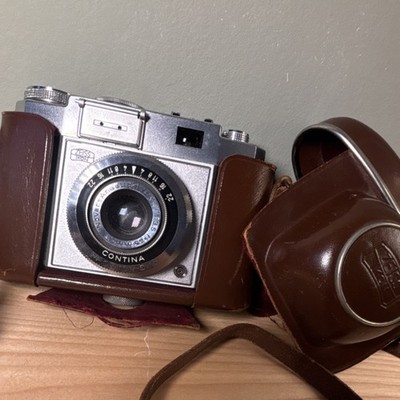 ZEISS IKON Contina Prontor SVS Compact 35mm Manual Focus Film Camera w/ Case