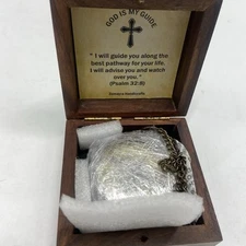 God is My Guide Brass Compass by Zomayra Handicrafts