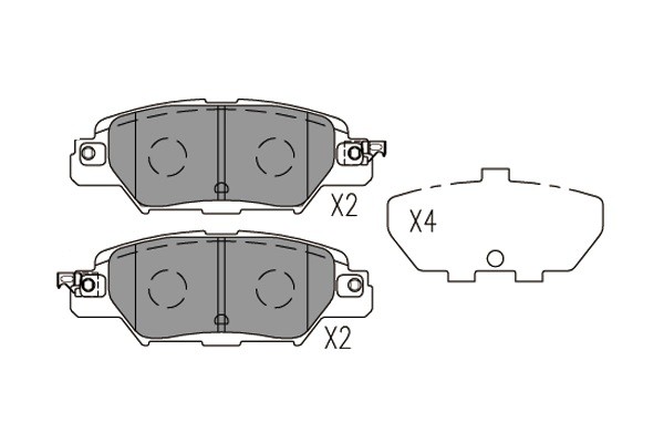 Brake pads KBP-4582 KAVO PARTS for MAZDA CX-5 - Image 8