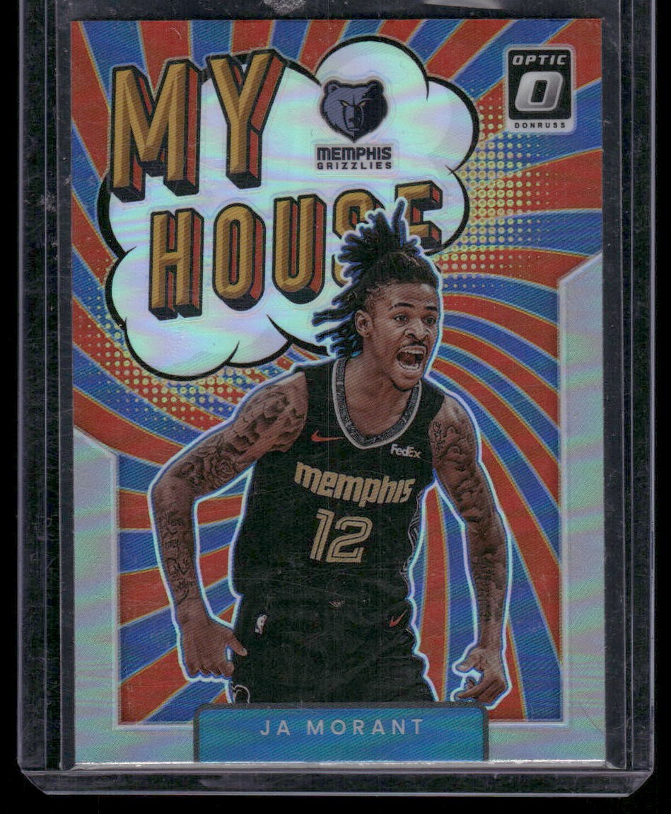 2021-22 Donruss Optic #12 Ja Morant My House Holo
