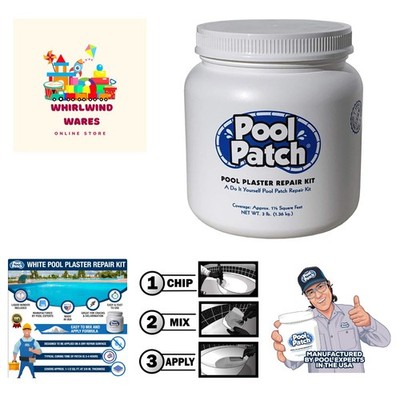 Pool Plaster Repair Kit, 3-Pound, White