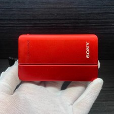 SONY Cyber Shot DSC-TX66 Digital Camera 5x Optical Zoom 18.2MP CMOS Sensor Red