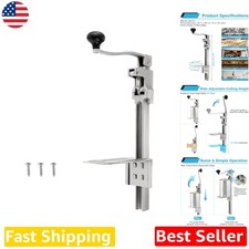 Heavy Duty Commercial Can Opener 19" Table Mount Manual Professional Restaurant