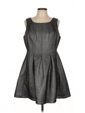 Nine West Women Gray Cocktail Dress 12