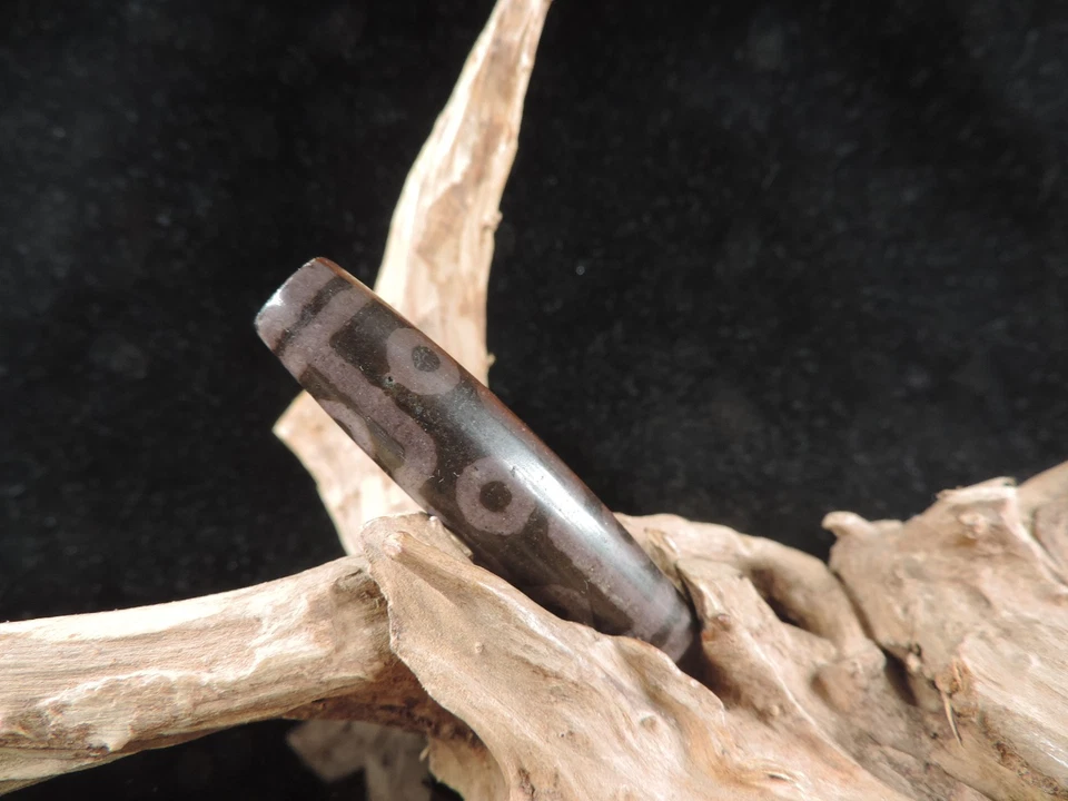 Antiguo Tibetano 9 Ojos Antiguo Ágata Dzi Cuentas para Collar Colgante Pulsera F Foto 4 de 4