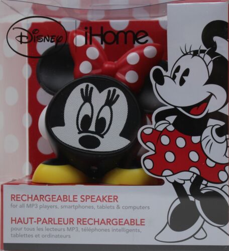 iHome Disney Minnie Mouse Rechargeable Speaker for MP3 Player Smartphones NIB - Picture 1 of 2