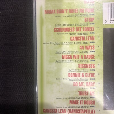 DRS - Gangsta Lean (Music CD, 1993) Parental Advisory Explicit | eBay