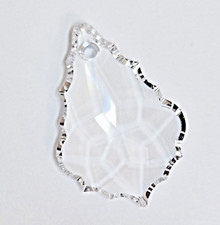 SWAROVSKI ELEMENTS Crystal Clear Flat Back Baroque Pendant #6091 26x38mm