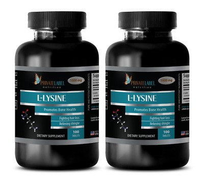 cholesterol lowering supplements - L-LYSINE 1000mg -2 Bottles - weight loss  help