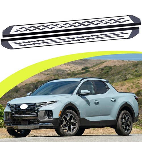 Running Board Side Step Pedal Nerf Bar Fit for Hyundai Santa Cruz 2022 2023 2024 - Picture 1 of 10