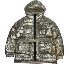 Ienki-ienki Berlin Foil Puffa Ski Jacket - Large - Metallic 1