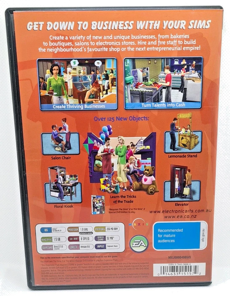 The Sims 2: Open For Business Expansion Pack (PC Game) - Image 2 of 4