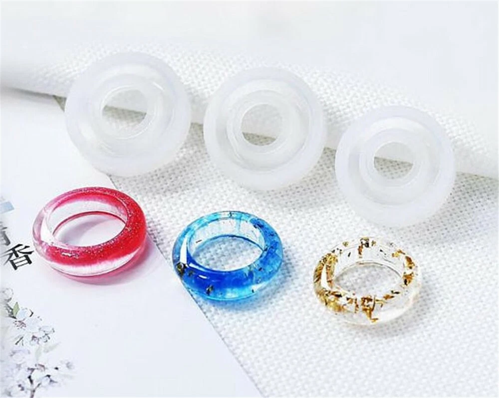 DIY Resin Mold Ring Jewelry Making Mold Silicone Epoxy Resin Mold for  Jewelry