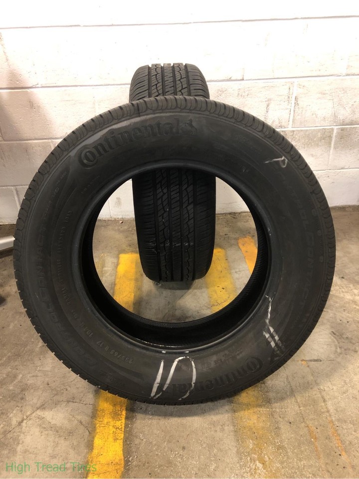 2x P235/65R17 Continental Control Contact Tour AS Plus 10/32 Used Tires ...