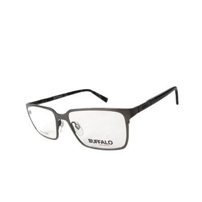 New BUFFALO David Bitton Men's Eyeglasses BM501 Gunmetal Optical Frame 51-17-145