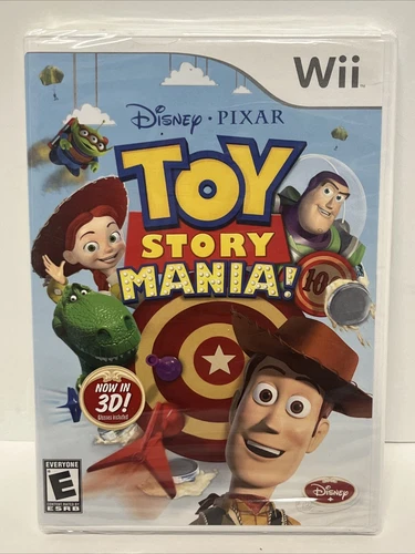 Toy Story Mania (Nintendo Wii, 2009) BRAND NEW SEALED 3D With Glasses