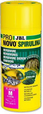 JBL PRONOVO SPIRULINA FLAKES M 250 ml Spirulina-Grünfutterflocken