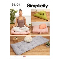 Simplicity 9364 Meditationskissen Schnittmuster 6 GrößEn