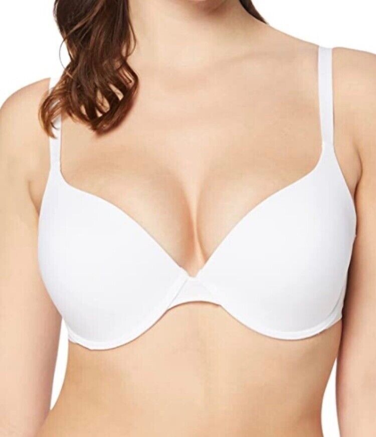 Wonderbra Ultimate Silhouette Bra White 36G Multiway Padded Push Up T-Shirt New