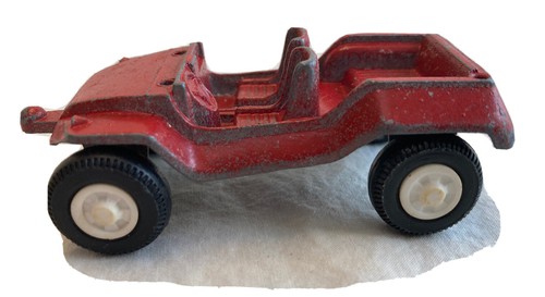 VINTAGE 1969 TootsieToy Die Cast Metal Toy Jeep & Trailer/Made in Chicago! - Picture 3 of 16