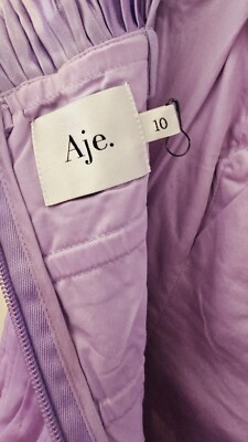 AJE - 'HORIZON' Pintucked Lilac Midi Dress US10 - $680 | eBay