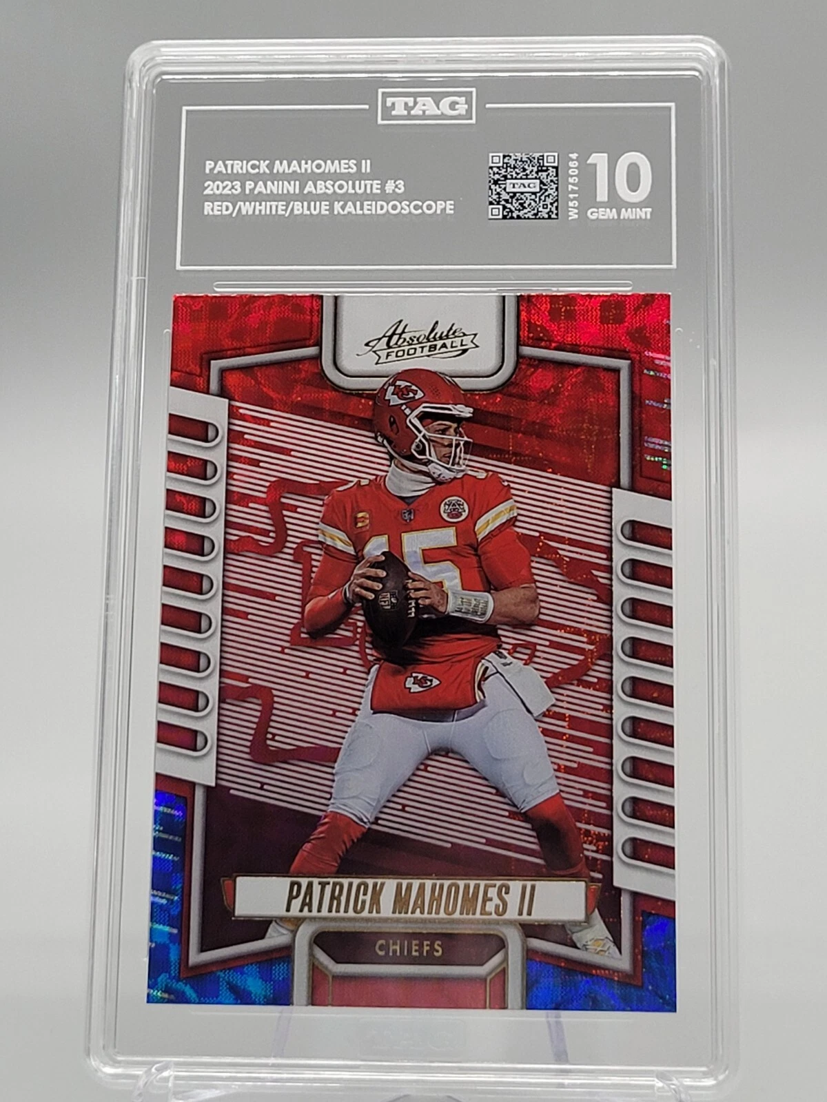 Patrick Mahomes trading card
