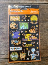NEW American Greetings Halloween Stickers Stickety Doo Da 4 Sheets SEALED