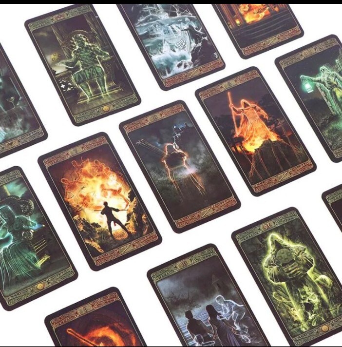 Ghost Tarot: 78 Card Tarot Deck Oracle English Version New | eBay