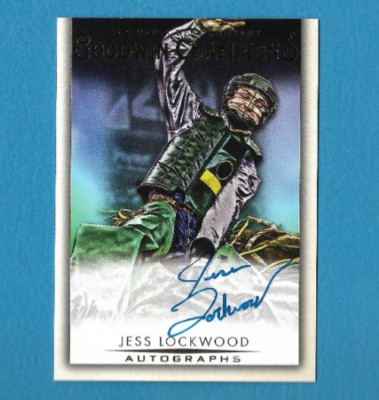 2021 Upper Deck Goodwin Champions Jess Lockwood AUTO RC, Bullriding Rodeo #A-J