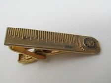 VFW Ruler Design Tie Clip Bar Vintage Men Jewelry