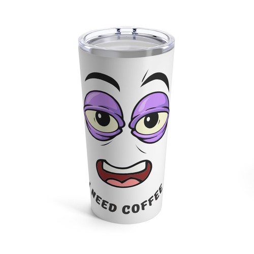 funny I need coffee Tumbler 20oz gift idea for men and women - Picture 2 of 5