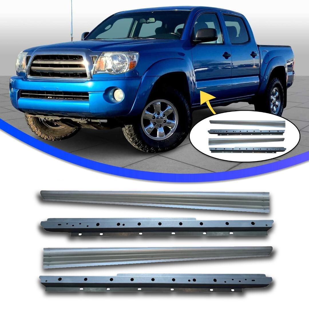 Inner and Outer Rocker Panels Fits 2005-2015 Toyota Tacoma Crew